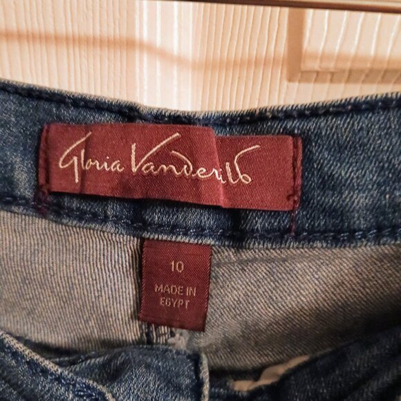 Gloria Vanderbilt Amanda Jeans, 10, Hi-Rise, Straight Leg, Gently Used, Womens - Picture 5 of 6